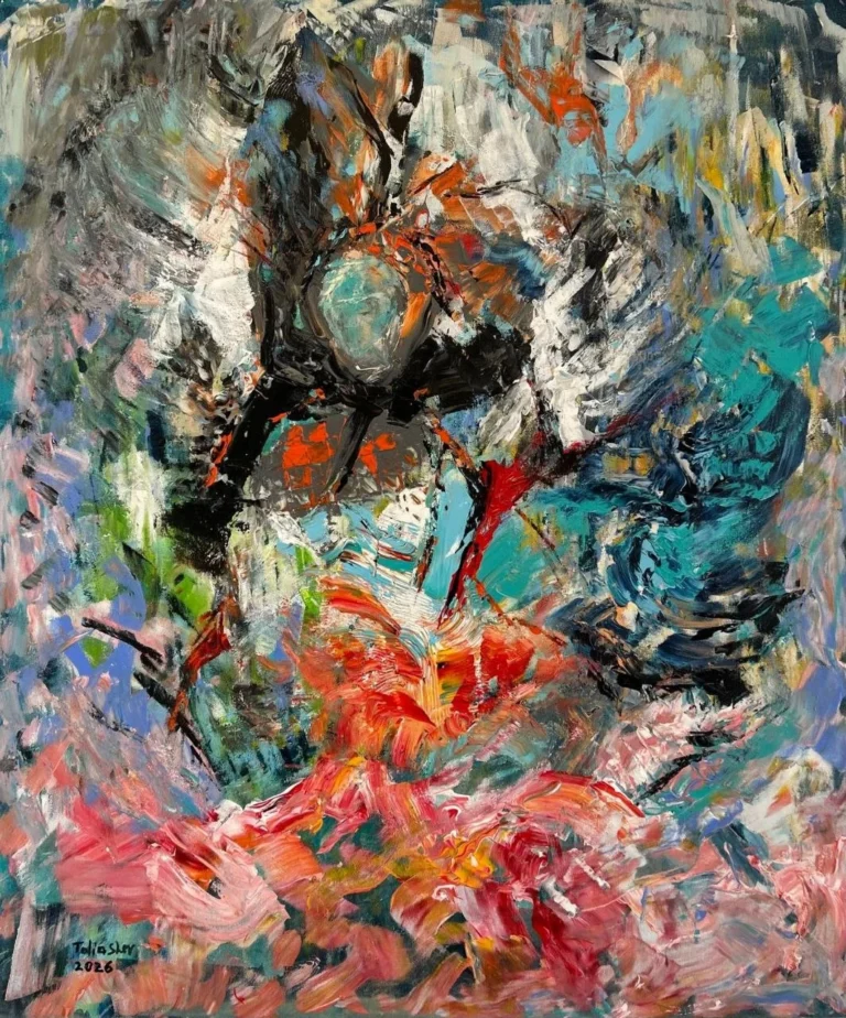 Abstract Acrylic on Canvas