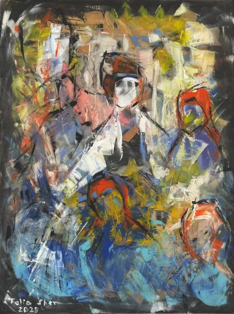 Abstract Acrylic on Canvas