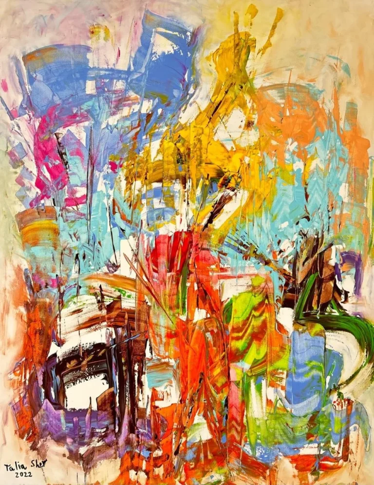 Abstract Acrylic on Canvas
