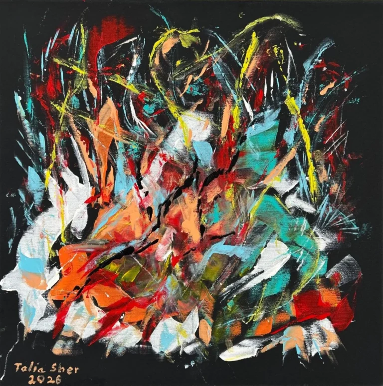 Abstract Acrylic on Canvas