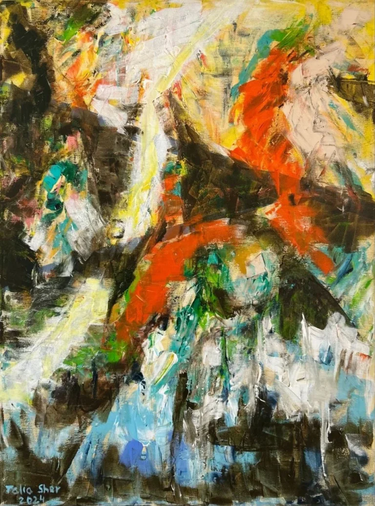 Abstract Acrylic on Canvas